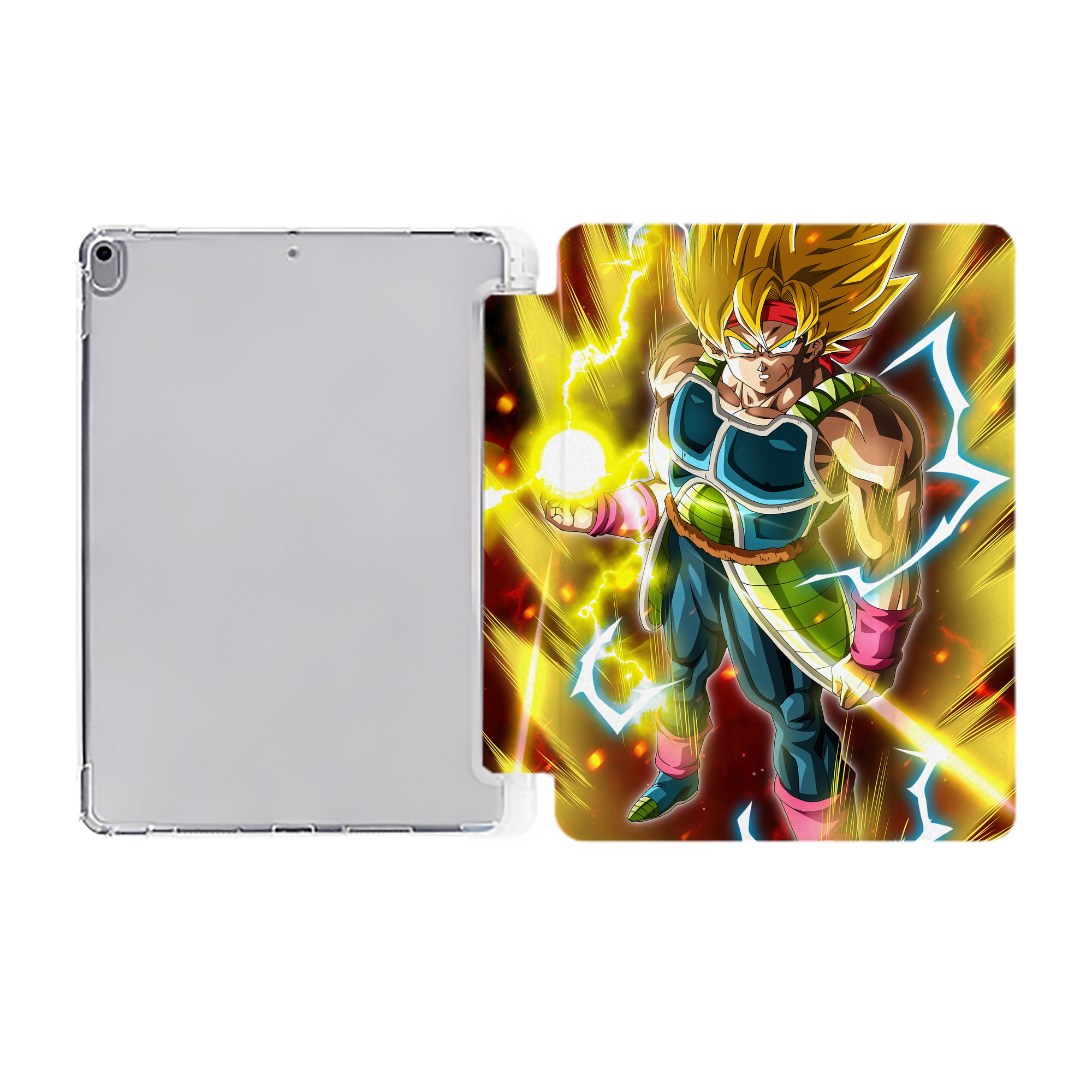 （画像用） ドラゴンボール DRAGON BALL IPad ケース ペン収納付き 三つ折りスタンド PUレザー×シリコン 対応機種9.5/10.5/10.9インチ